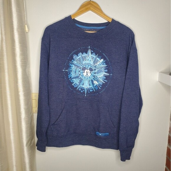 Walt Disney world blue crewneck Light sweatshirt in size small - Picture 1 of 6